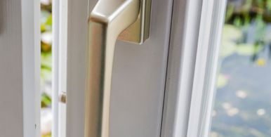 Fensterrahmen und Griff